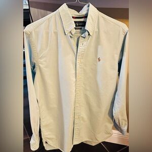 Ralph Lauren Men's Mint Green Button Down Shirt